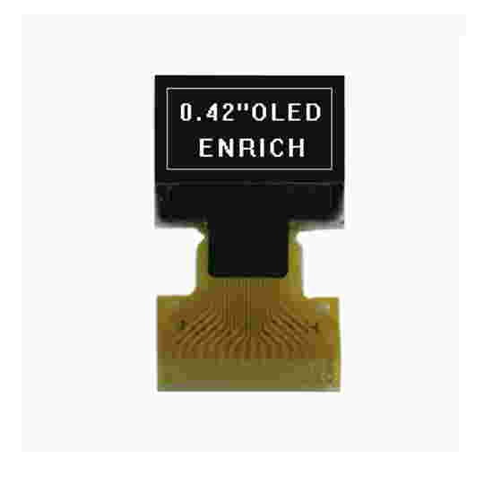 0.42 inch 72x40 small White oled display SPI I2C Interface SSD1306 IC