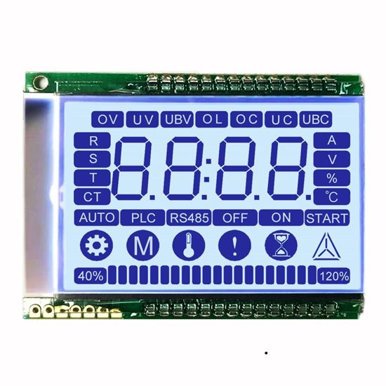 2.0 inch custom positive lcd display 4 digit 7 segment lcd