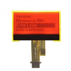 Custom small size graphic lcd 132X64 with orange and blue backlight