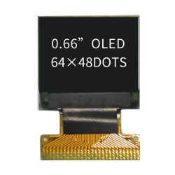 0.66 inch 64*48 OLED Screen Graphic Monochrome mini OLED Display