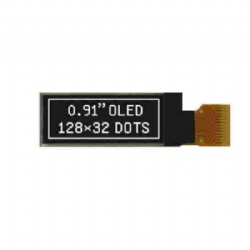 0.91 Inch I2C 12832 OLED White/Blue Color SSD1306 Driver IC oled display