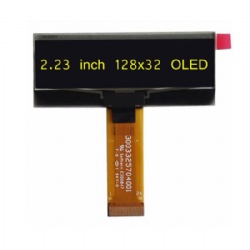 2.23 inch 128*32 yellow color oled SSD1305 SSD1309 IC i2c SPI oled display