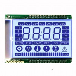 2.0 inch custom positive lcd display 4 digit 7 segment lcd