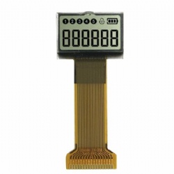 7 segment lcd display TN Reflective small lcd screen