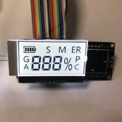 1.8 inch custom TN lcd display 7 segment lcd screen