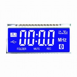 4 digit 7 segment lcd HTN Blue lcd display with PIN connect