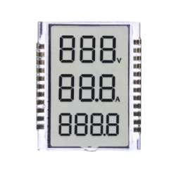 custom LCD 7 segment display monochrome lcd screen wholesale