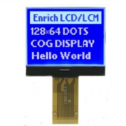 128x64 graphic lcd monochrome lcd display with high brightness